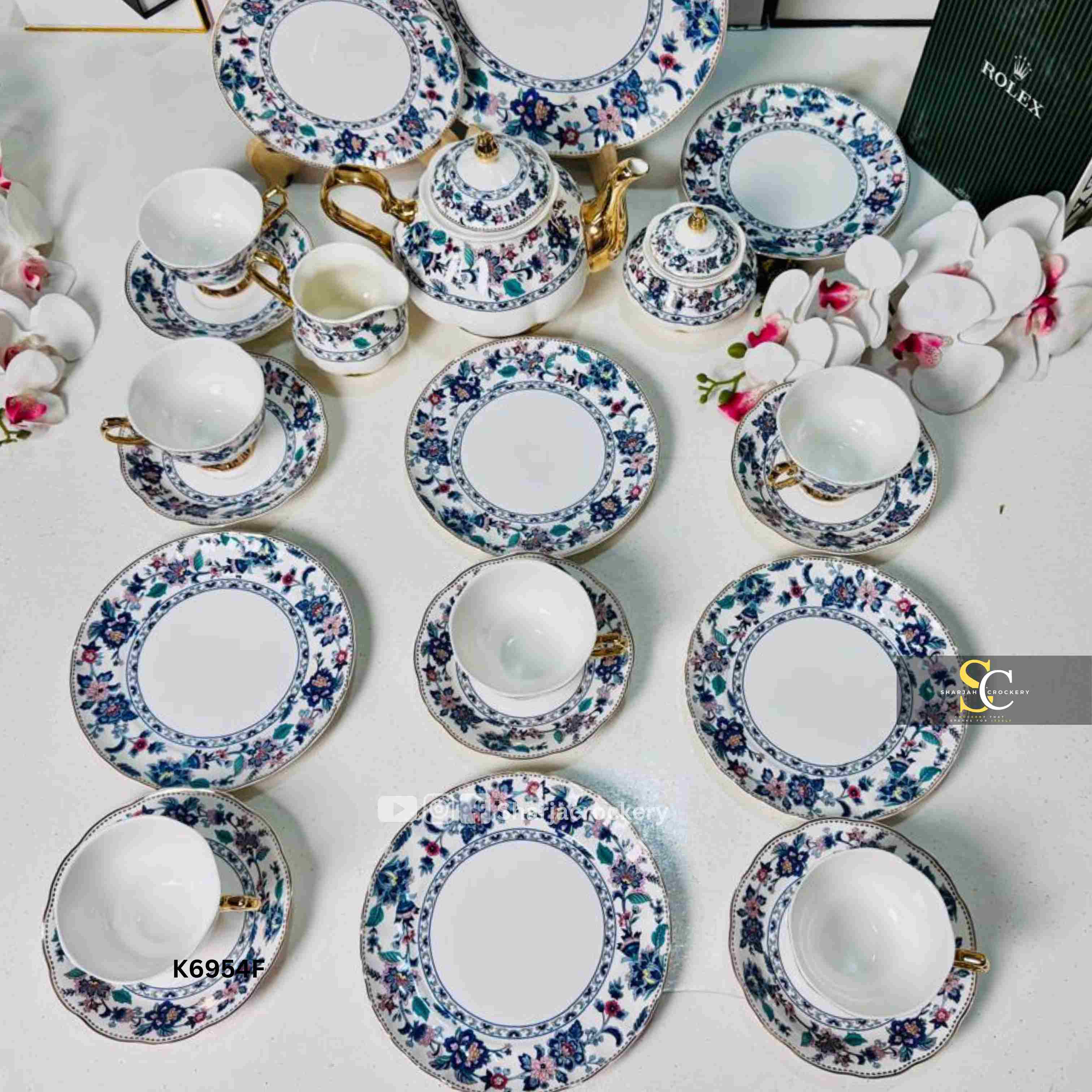 Royal Albart 24-Piece Floral High Tea Set Collection 🌸