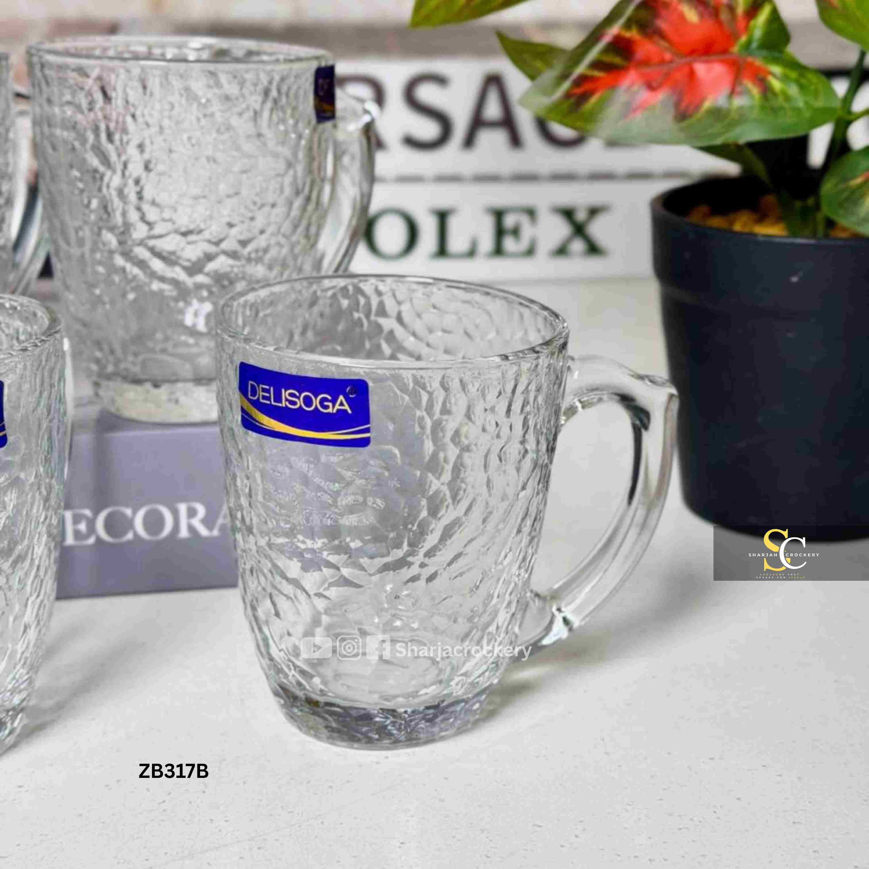 Premium Hammered & Diamond Cut Cups for Tea/Coffee