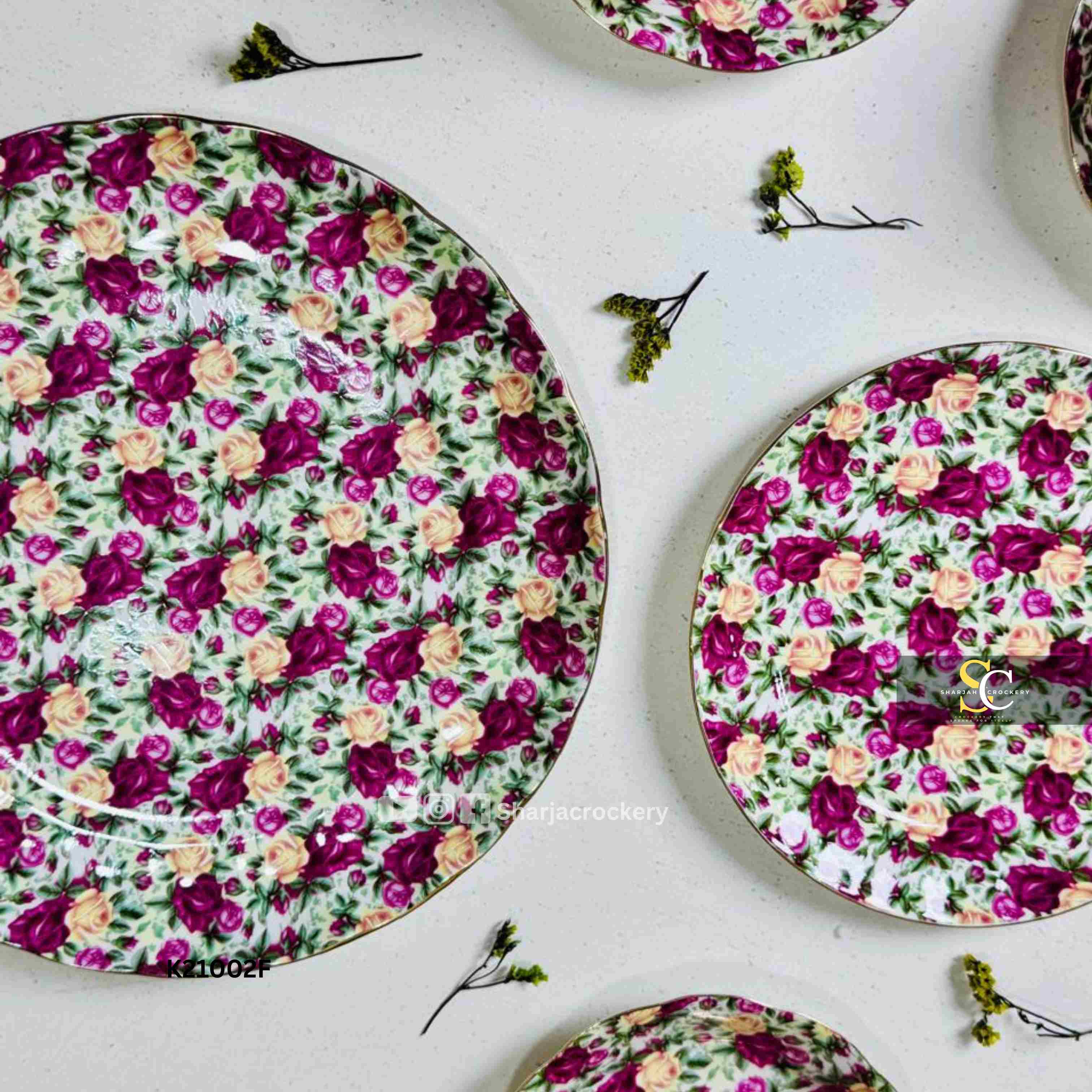 Royal Albart 24-Piece Floral High Tea Set Collection 🌸