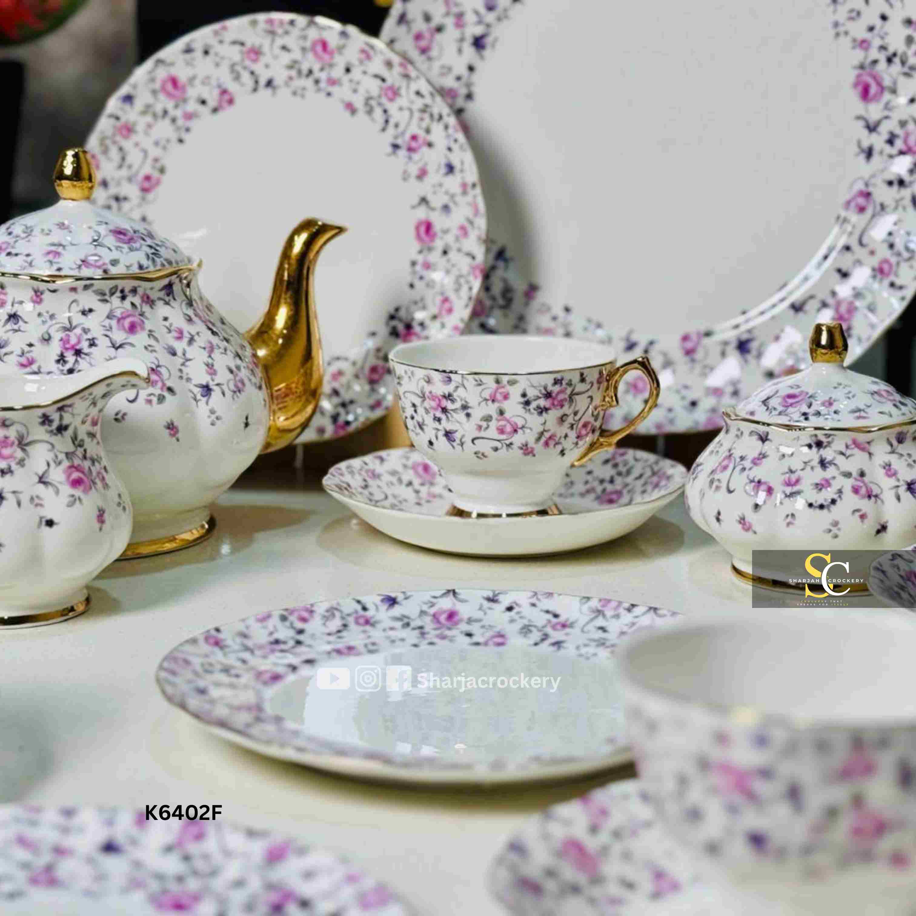 Royal Albart 24-Piece Floral High Tea Set Collection 🌸